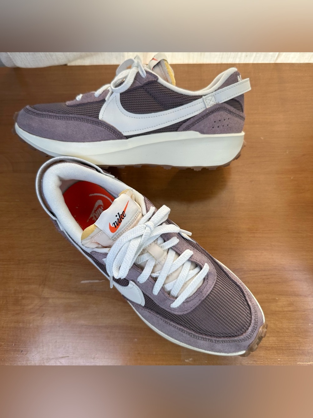 Nike Waffle Debut Vintage Plum Eclipse Sail Sneakers Women's 8